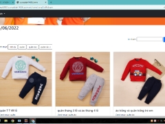 Java (java web) có sử dụng jpa + hibernate, mysql - Web bán hàng thời trang quần áo trẻ em