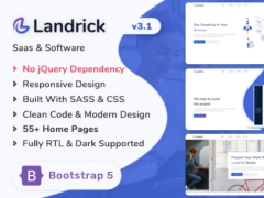 Landrick - Saas & Software Bootstrap 5 Landing Page Template 