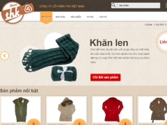 Mã nguồn code website giới thiệu sản phẩm thời trang công ty THK