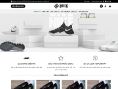 Mã nguồn thiết kế website bán giày thể thao cực đẹp, chuẩn seo