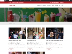 Mẫu giao Diện Web An Cafe dùng CMS Wordpress