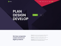 Mẫu Template website giới thiệu công ty thiết kế chuẩn SEO