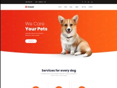 Mẫu Template website tin tức thú cưng bán đồ cho thú cưng chuẩn seo Pet Care