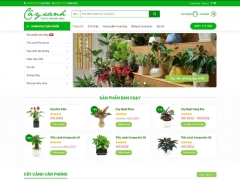 Mẫu Website Bán Cây Xanh Tiểu Cảnh – Shop Online – Cài Đặt Sẵn