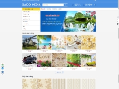 Mẫu website giới thiệu, thi công tranh tường - sàn gỗ đẹp