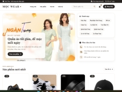 Mô tả dự án Website bán quần áo Mộc Wear