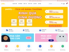 PaddyngShop Website bán sản phẩm thú cưng bằng PHP