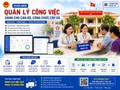 Phần mềm quản lý công việc dành cho CBCC cấp xã