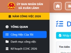 Phần mềm quản lý công việc dành cho CBCC cấp xã