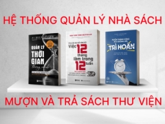 Phần mềm website hệ thống quản lý nhà sách - mượn trả sách thư viện