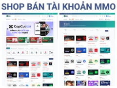 Phần mềm website Shop MMO cửa hàng mua bán tài khoản sản phẩm số | Bán dịch vụ MMO tài khoản số ChatGPT AI Netflix Canva Youtube | Bán tool MMO bán key phần mềm dịch vụ sản phẩm số source code
