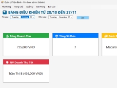 Quản lý cửa hàng bánh ngọt winform
