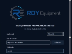 ROYEquipment – Phần mềm quản lý thiết bị, jig/khuôn và kế hoạch sản xuất