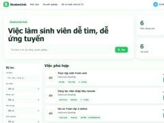 Sàn việc làm cho sinh viên StudentJob