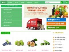 Sell soure code web bán hàng thực phẩm hoa quả chuẩn SEO