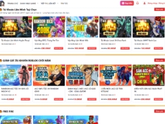 Shop bán acc acc game giao diện đẹp, có cộng tác viên, cày thuê, vòng quay