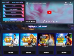 Shop bán acc game nhiều thể loại có dịch vụ, cày thuê, vòng quay đã tích hợp nạp tự động qua qua thesieure