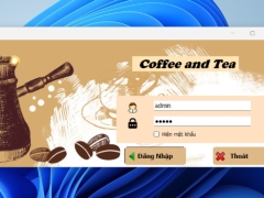Source Code đồ án phần mềm quản lý Coffee