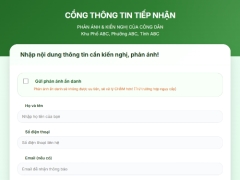 Source code Hệ thống cổng thông tin phản ánh kiến nghị của nhân dân