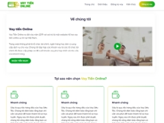 Source Code Mẫu Website dịch vụ cho vay tiền nhanh chuẩn đẹp