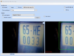 Source code nhận dạng biển số xe Có thể nhận dạng từ một file ảnh hoặc từ camera.