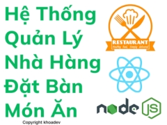 Source code quản lý nhà hàng react nodejs mysql website quản lý nhà hàng đặt bàn nhà hàng