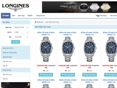Source code web đồ án website bán đồng hồ viết bằng PHP & MySQL