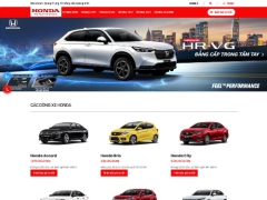 Source code Website bán hàng ô tô Honda chuẩn seo thiết kế website ô tô bán hàng web ô tô