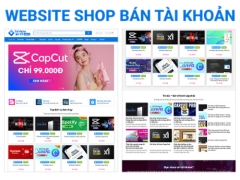 Source code website bán tài khoản dịch vụ sản phẩm số và MMO tài khoản AI như ChatGPT Gemini Grok | Nâng cấp Tài khoản Canva tài khoản Capcup tài khoản Youtube | Source code digital theme plugin