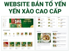 Source code website bán tổ yến yến sào cao cấp thực phẩm dinh dưỡng phù hợp cửa hàng doanh nghiệp kinh doanh tổ yến nước yến thực phẩm dinh dưỡng và quà tặng