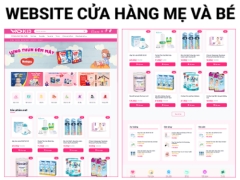 Source code website mẹ và bé PHP MYSQL | Hệ thống quản lý cửa hàng mẹ và bé bán sữa tã bỉm dụng cụ cho bé | Full code website bán hàng shop mẹ và bé bán đồ chơi bán sữa tã bỉm