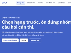 Source code website ôn thi GPLX ReactJS NodeJS MongoDB