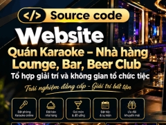 Source code website quán Karaoke nhà hàng lounge bar beer club tổ hợp giải trí Giao diện website Karaoke bar beer club Template đẹp chuẩn