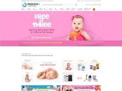 Source code website shop bán đồ dùng cho trẻ em