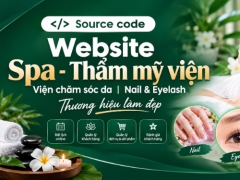 Source code website Spa Thẩm mỹ viện Viện chăm sóc da hay Nail & Eyelash thương hiệu làm đẹp Share code dịch vụ spa beauty and the beast làm đẹp mỹ phẩm dụng cụ skincare