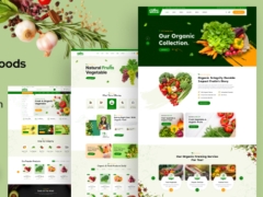 Source code website thực phẩm hữu cơ trái cây hoa quả Organic Frutin