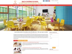 Source code website tin tức điện tử Trường tiểu học