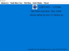 Source Code Winform phần mềm quản lý nhân sự, kèm file báo cáo đề án, đày đủ chức năng