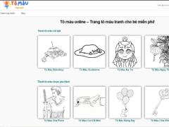 Source web Tô màu tranh cho bé chuẩn seo