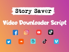 Story Saver & Video Downloader Facebook Instagram TikTok Youtube Script Laravel 8x