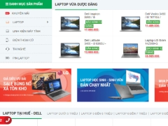Template blogspot bán hàng máy tính laptop + Phụ kiện