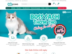 Template blogspot giới thiệu website bán thức ăn và phụ kiện cho thú cưng