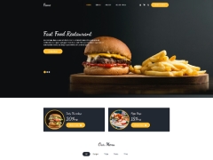 Template website bán đồ ăn nhanh chuẩn seo 2021 website bán thực phẩm sạch