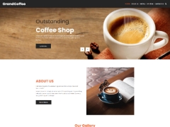 Template website bán đồ uống cafe tin tức thông tin bán hàng đồ uống cafe