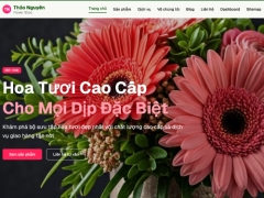 Template Website Bán Hoa Reactjs + Nextjs