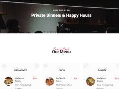 Template website giới thiệu nhà hàng đặt bàn giới thiệu món ăn tin tức công thức nấu ăn 2021