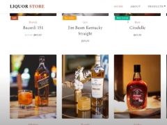 Template Website giới thiệu và kinh doanh rượu đồ uống có cồn 2021