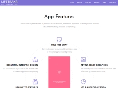 Template website landing page giới thiệu ứng dụng app new 2021 Bootstrap 4 HTML5