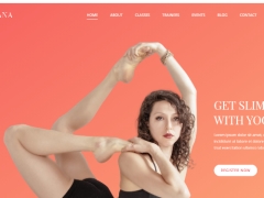 Template website phòng tập gym yoga fitness đẹp, chuẩn SEO Bootstrap 4 HTML5 2021