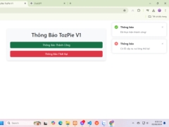 Theme Thông Báo TozPie V1